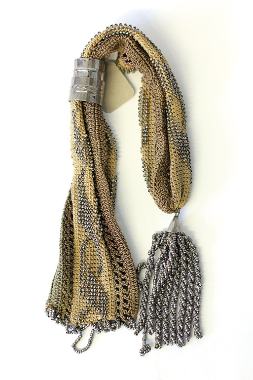 Victorian crocheted purse
